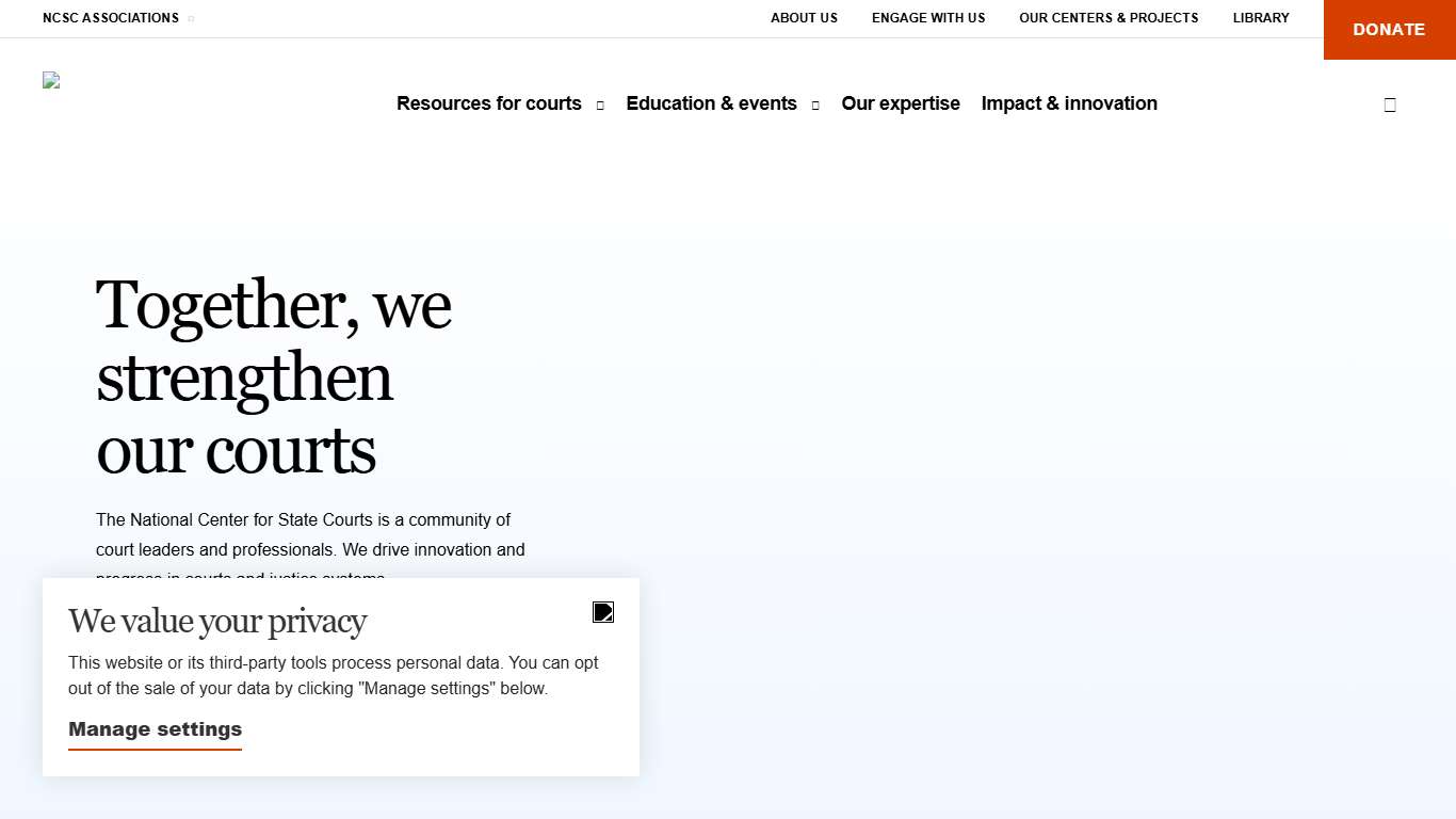 Driving innovation in justice | National Center for State Courts